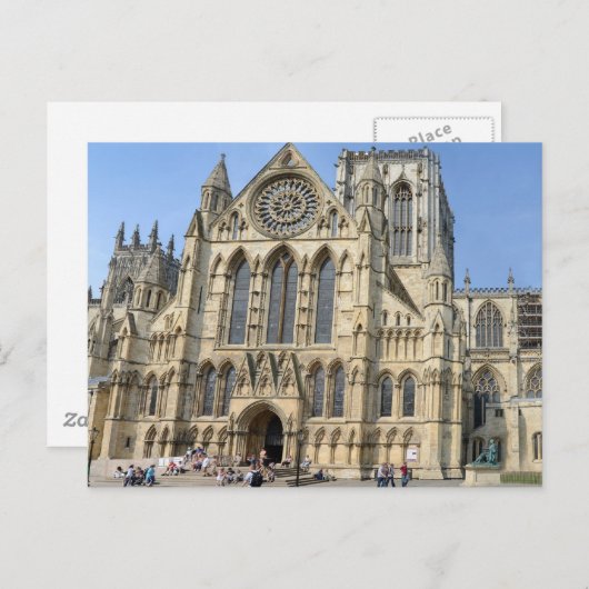 York Minster Cathedral Briefkaart (Voorkant / Achterkant)