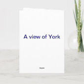 York Minster Christmas Kaart (Achterkant)