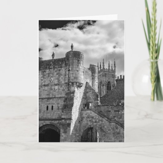 York Minster en Bootham Bar Kaart (Voorkant)