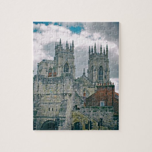 York Minster en Bootham Bar Legpuzzel (Verticaal)