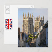 York Minster England Briefkaart (Voorkant / Achterkant)