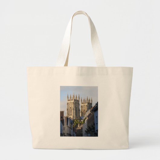 York Minster England Grote Tote Bag (Voorkant)