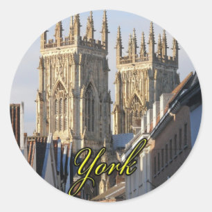 York Minster England Ronde Sticker