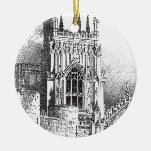 York Minster - Keramisch Ornament (Voorkant)