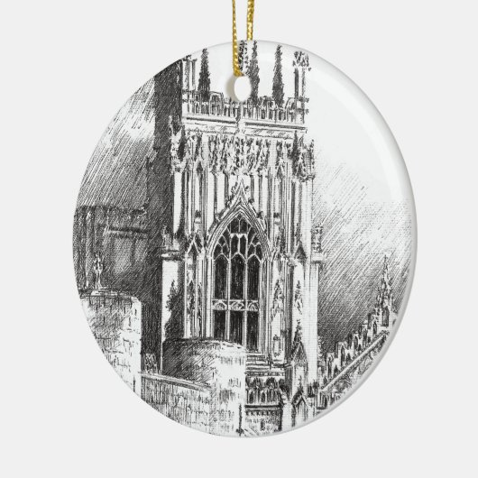 York Minster - Keramisch Ornament (Links)