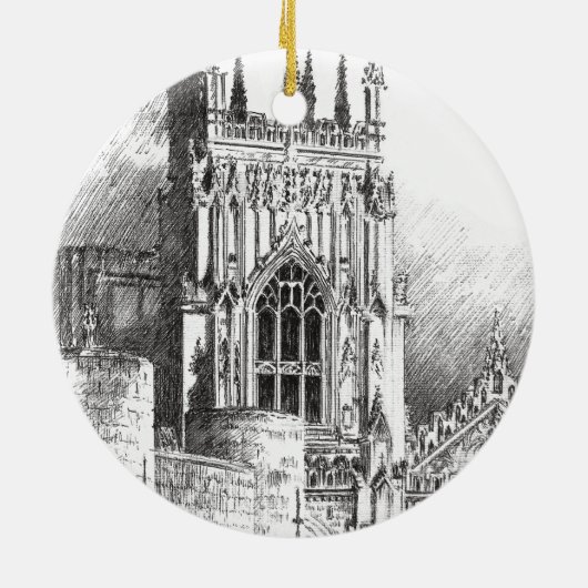 York Minster - Keramisch Ornament (Achterkant)