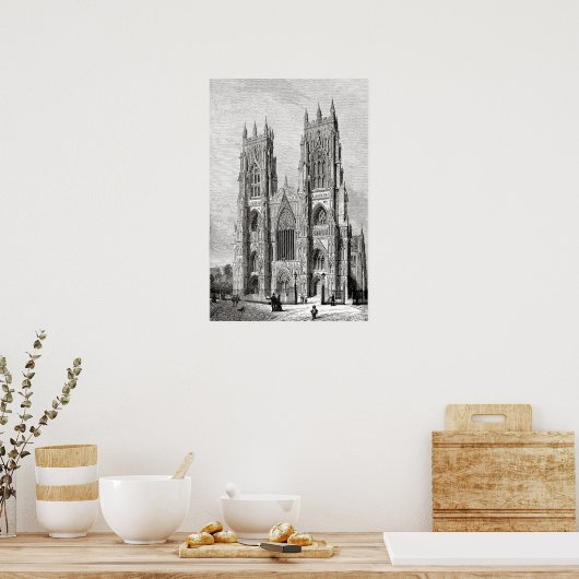 York Minster Poster (Keuken)