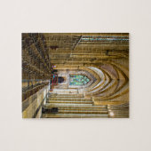 York Minster van binnenuit. Legpuzzel (Horizontaal)