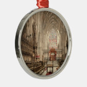 York Minster, York, Yorkshire, Engeland Metalen Ornament (Rechts)
