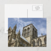 York Minster, Yorkshire, England Post Card Briefkaart (Voorkant / Achterkant)