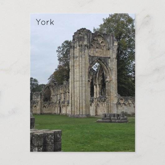 York Museum Gardens Briefkaart (Voorkant)