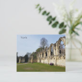 York Museum Gardens Briefkaart (Staand voorkant)