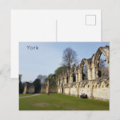 York Museum Gardens Briefkaart (Voorkant / Achterkant)