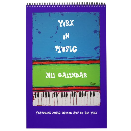 York over muziek, agenda 2011 kalender (Hoes)