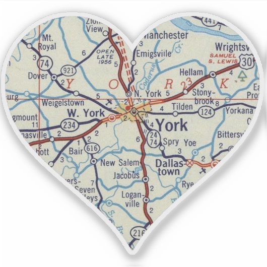 York PA Sticker (Voorkant)