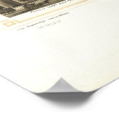 York Pennsylvania 1852 Antiek Panorama Poster (Hoek)