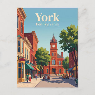 York, Pennsylvania Briefkaart