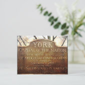 York Pennsylvania Nation's First Capital Briefkaart (Staand voorkant)