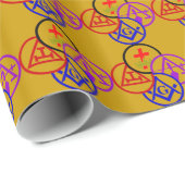 York Pinwheel Cadeaupapier (Rol Hoek)