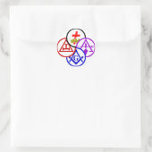 York Rite Bodies Pinwheels Logo Sticker (Tas)