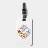 York Rite Digital Pinrad Bagagelabel (Voorkant verticaal)