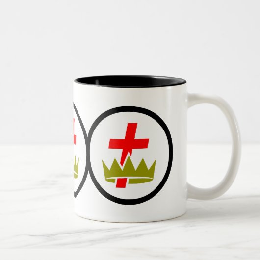 York Rite Editie Tweekleurige Koffiemok (Rechts)