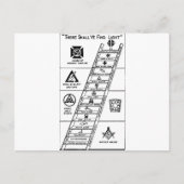 York Rite Ladder Briefkaart (Voorkant)