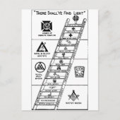 York Rite Ladder Briefkaart (Voorkant)