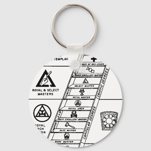 York Rite Ladder Sleutelhanger (Voorkant)
