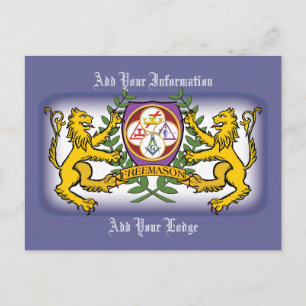 York Rite Lions Briefkaart