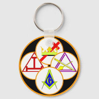 York Rite Mason Sleutelhanger