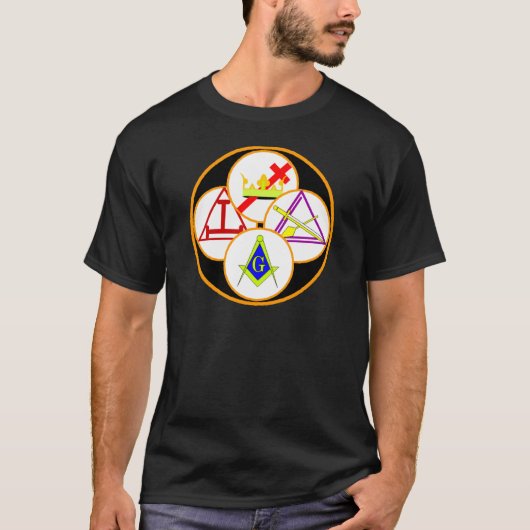 York Rite Mason T-shirt (Voorkant)