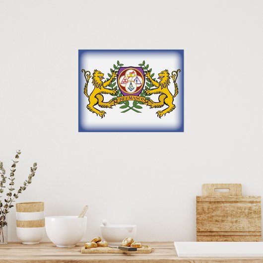 York Rite Masons Poster (Keuken)
