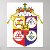 York Rite Shield Poster (Voorkant)