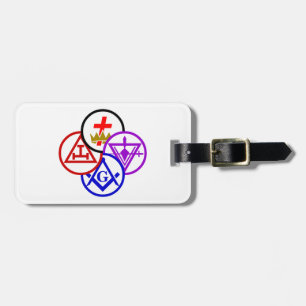 York Rite-wiel Bagagelabel