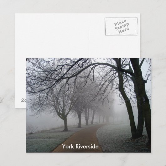 York Riverside Briefkaart (Voorkant / Achterkant)