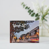 York South Carolina Briefkaart (Staand voorkant)