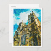 York Verenigd Koninkrijk Mooi olieverflandschap Briefkaart (Voorkant / Achterkant)