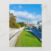 York Walls en Minster Briefkaart (Voorkant)