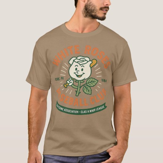 York White Roses - Pennsylvania T-shirt (Voorkant)