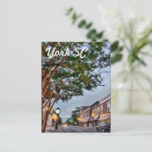 york zuid carolina briefkaart (Staand voorkant)