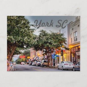 york zuid carolina briefkaart