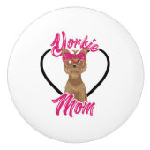 Yorki mama keramische knop (Voorkant)