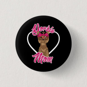 Yorki mama ronde button 3,2 cm
