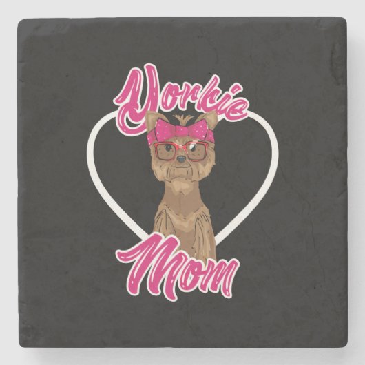 Yorki mama stenen onderzetter (Voorkant)