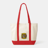 Yorki Mom Floral Tote Bag (Achterkant)