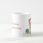 Yorkie 1st Christmas gepersonaliseerd Koffiemok (Center)