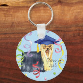 Yorkie Afstuderen Sleutelhanger (Voorkant)