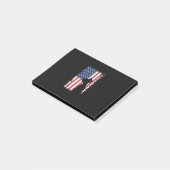 Yorkie American Flag Silhouette Post-it® Notes (Schuin)