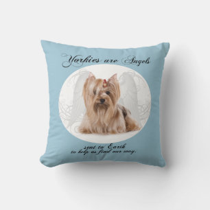 Yorkie Angel Pillow Kussen
